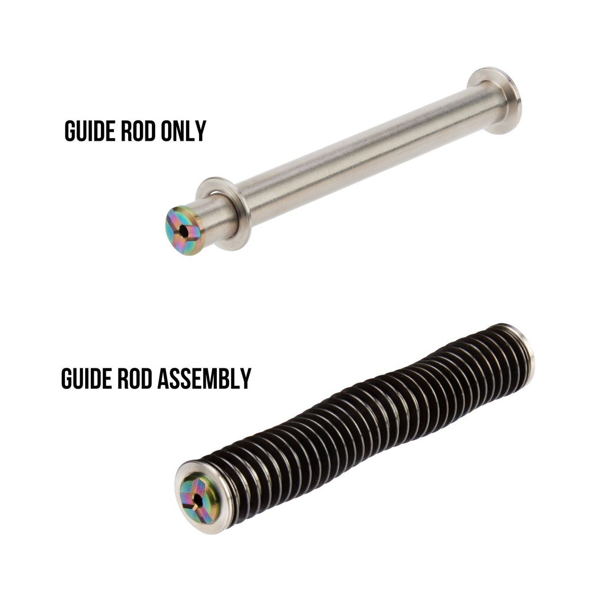 Heavyweight Stainless Steel Guide Rod Assembly for Walther PDP & PPQ