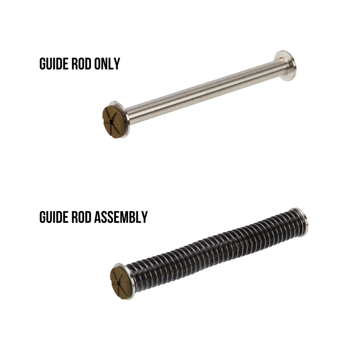 Stainless Steel Guide Rod Assembly for Taurus G3 & G3XL 4" Pistol - Recoil Spring Options