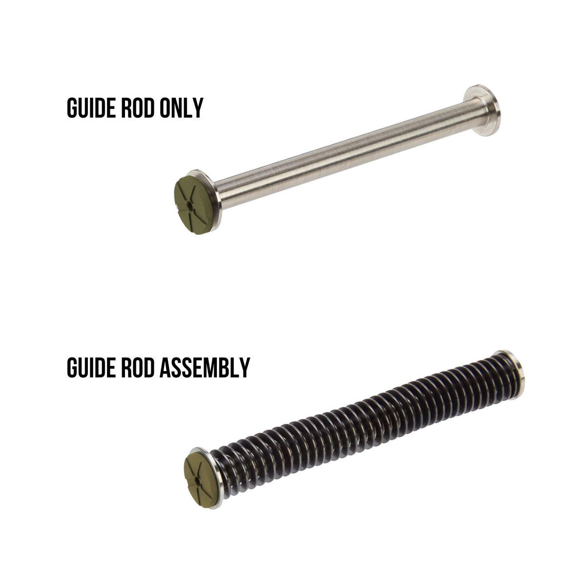 Stainless Steel Guide Rod Assembly for Taurus G3 & G3XL 4" Pistol - Recoil Spring Options