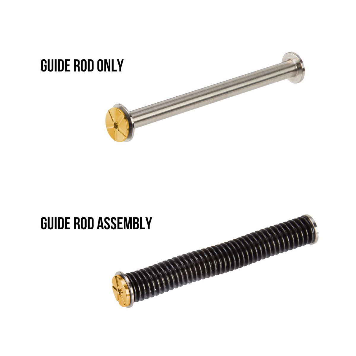 Stainless Steel Guide Rod Assembly for Taurus G3 & G3XL 4" Pistol - Recoil Spring Options