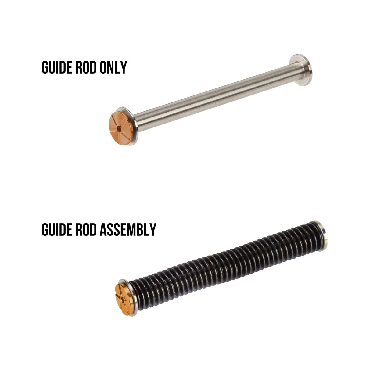 Stainless Steel Guide Rod Assembly for Taurus G3 & G3XL 4" Pistol - Recoil Spring Options