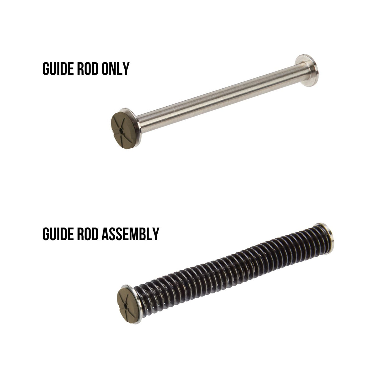 Stainless Steel Guide Rod Assembly for Taurus G3 & G3XL 4" Pistol - Recoil Spring Options