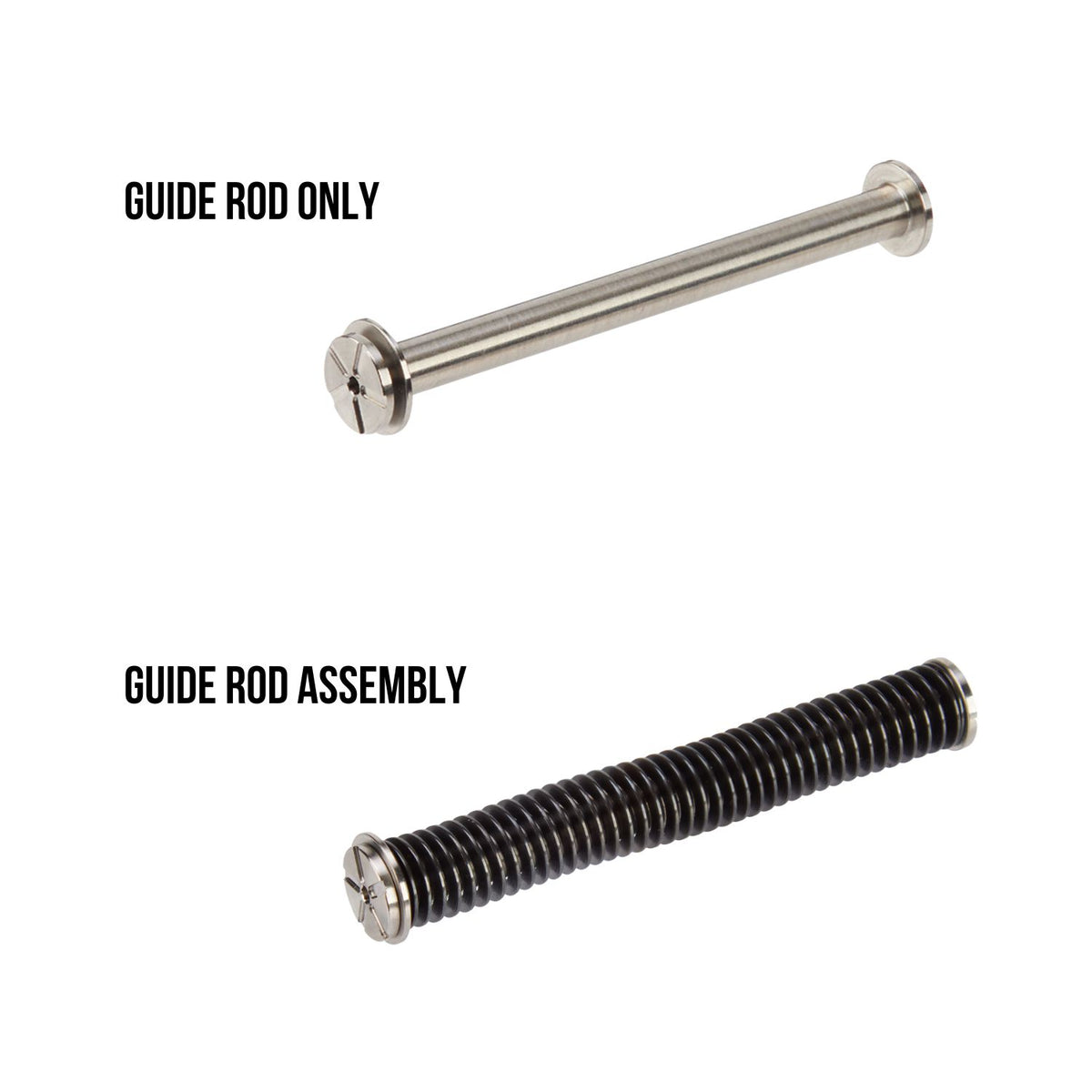 Stainless Steel Guide Rod Assembly for Taurus G3 & G3XL 4" Pistol - Recoil Spring Options