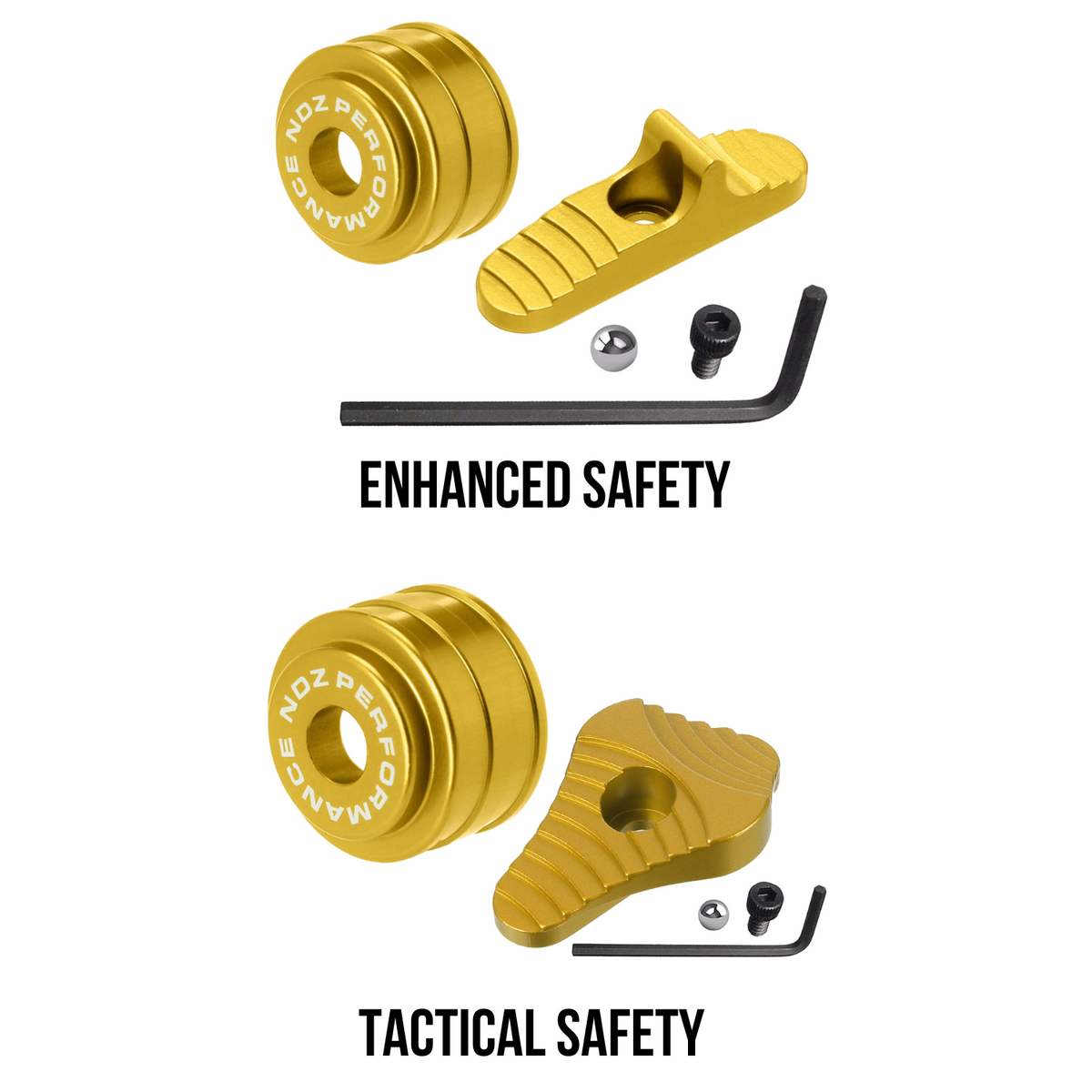 Mossberg Shotgun Safety & Follower Kit Aluminum for 12 & 20 Gauge