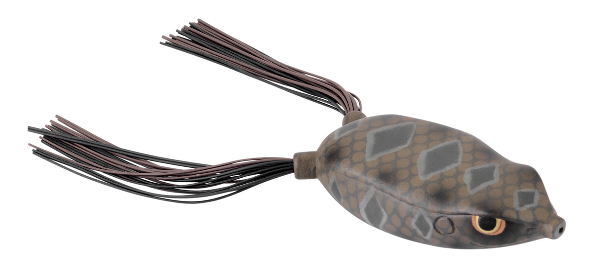 Topwater Bass Frog 2.5 Inch Hollow Body Lure for Heavy Cover & Open Water