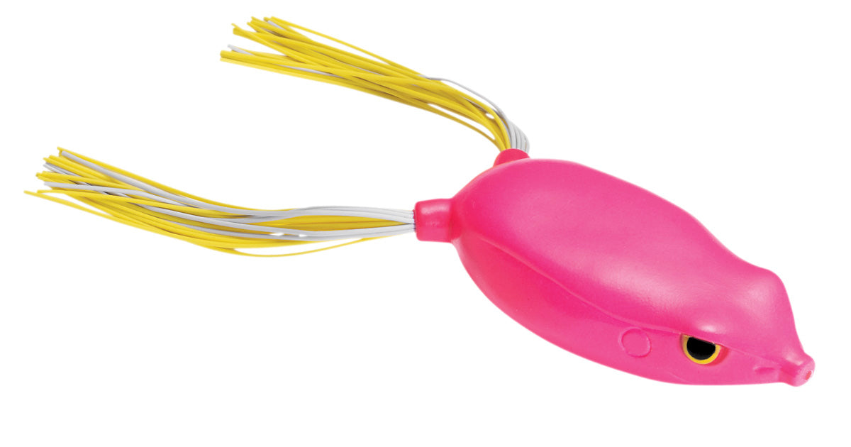 Topwater Bass Frog 2.5 Inch Hollow Body Lure for Heavy Cover & Open Water