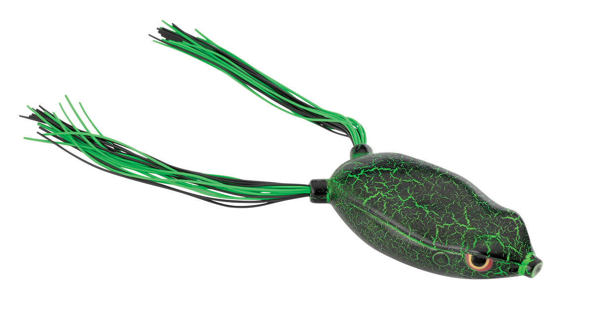 Topwater Bass Frog 2.5 Inch Hollow Body Lure for Heavy Cover & Open Water