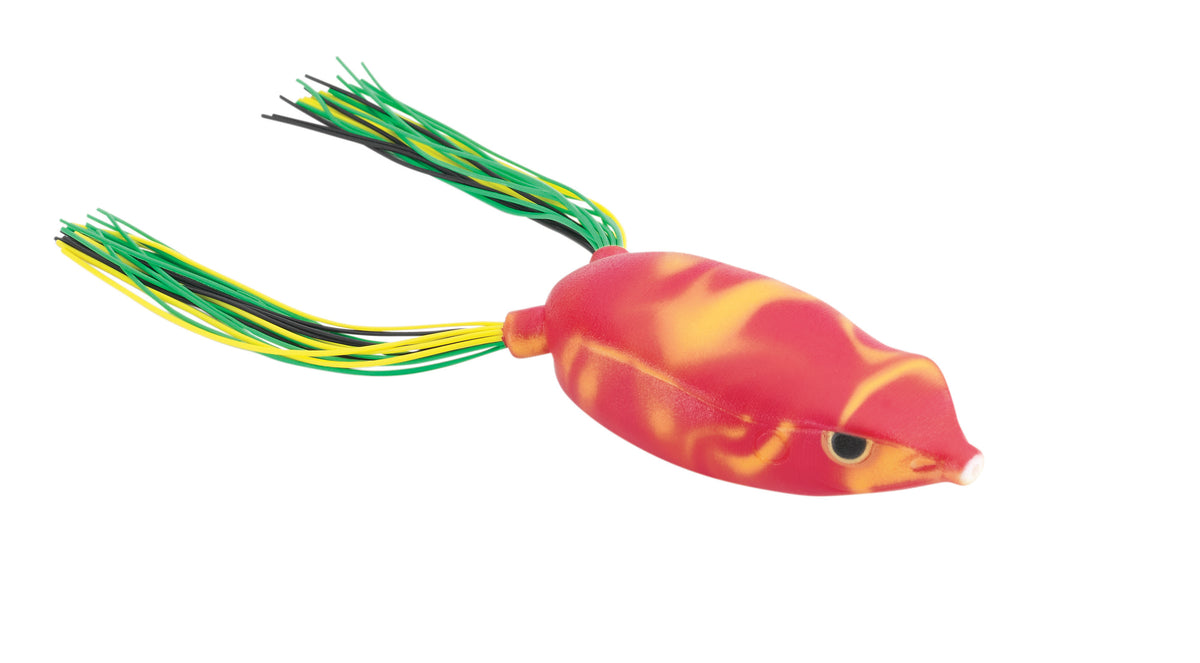 Topwater Bass Frog 2.5 Inch Hollow Body Lure for Heavy Cover & Open Water