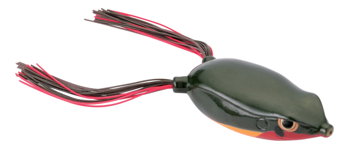 Topwater Bass Frog 2.5 Inch Hollow Body Lure for Heavy Cover & Open Water