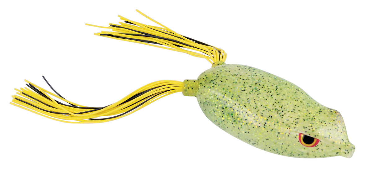 Topwater Bass Frog 2.5 Inch Hollow Body Lure for Heavy Cover & Open Water