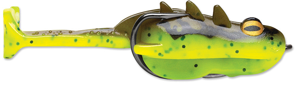 Topwater Frog Bait 3.75 Inch for Bass Fishing - Durable Soft Plastic Lure