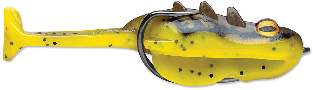 Topwater Frog Bait 3.75 Inch for Bass Fishing - Durable Soft Plastic Lure