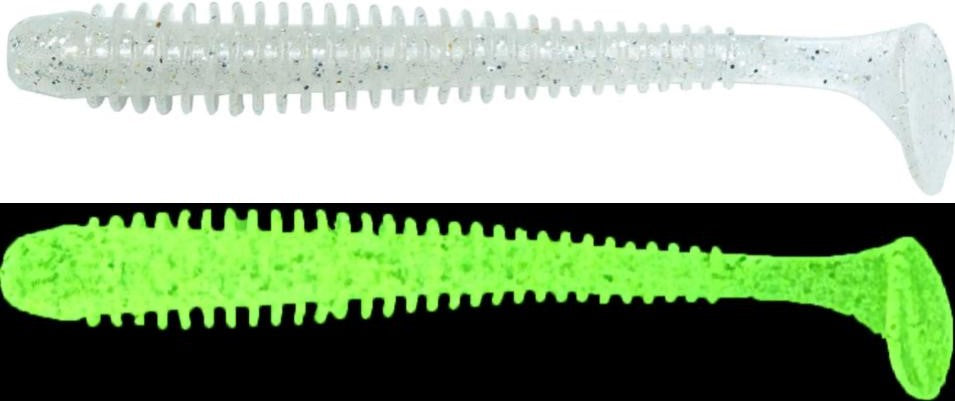 Keitech 4-Inch Soft Paddletail Swimbait - Realistic Fishing Lure Pack of 8
