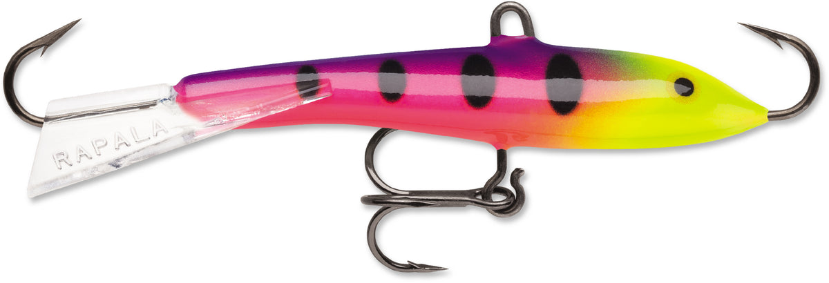 Ice Fishing Jigging Rap W9 3.5-Inch Hard Lures for Ice & Open Water
