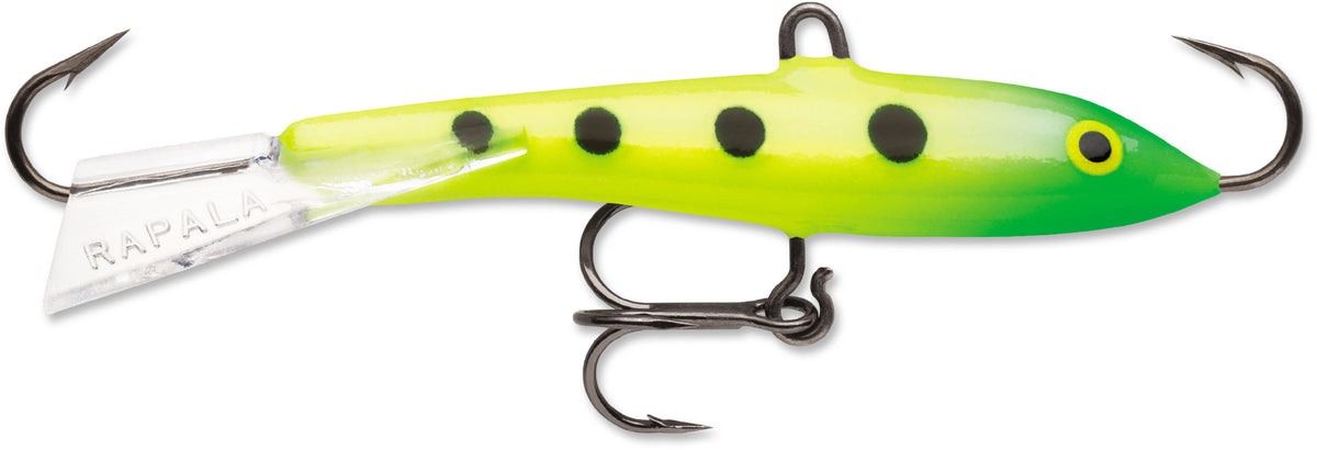 Ice Fishing Jigging Rap W9 3.5-Inch Hard Lures for Ice & Open Water