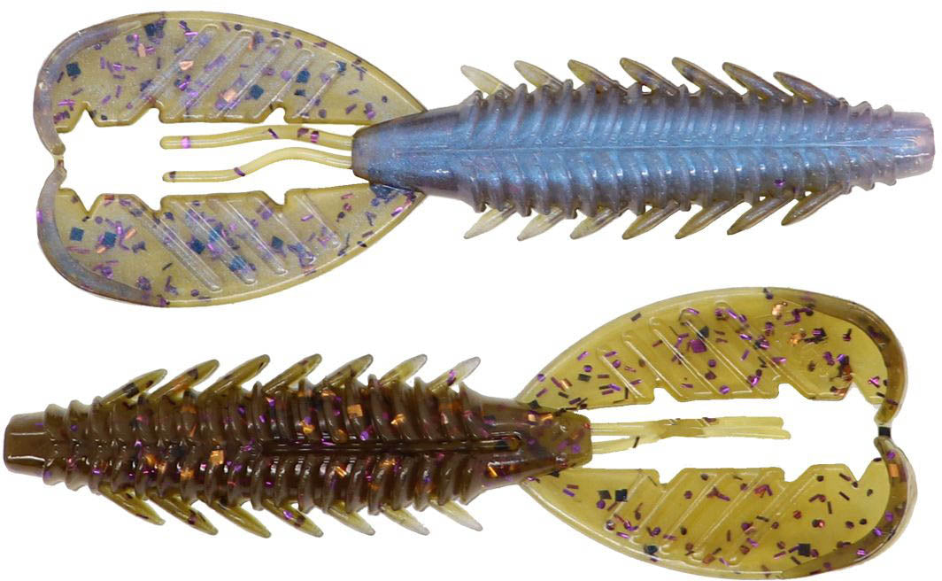 Adrenaline Craw Jr 3.5 Inch Soft Plastic Bait 7 Pack for Bass Fishing