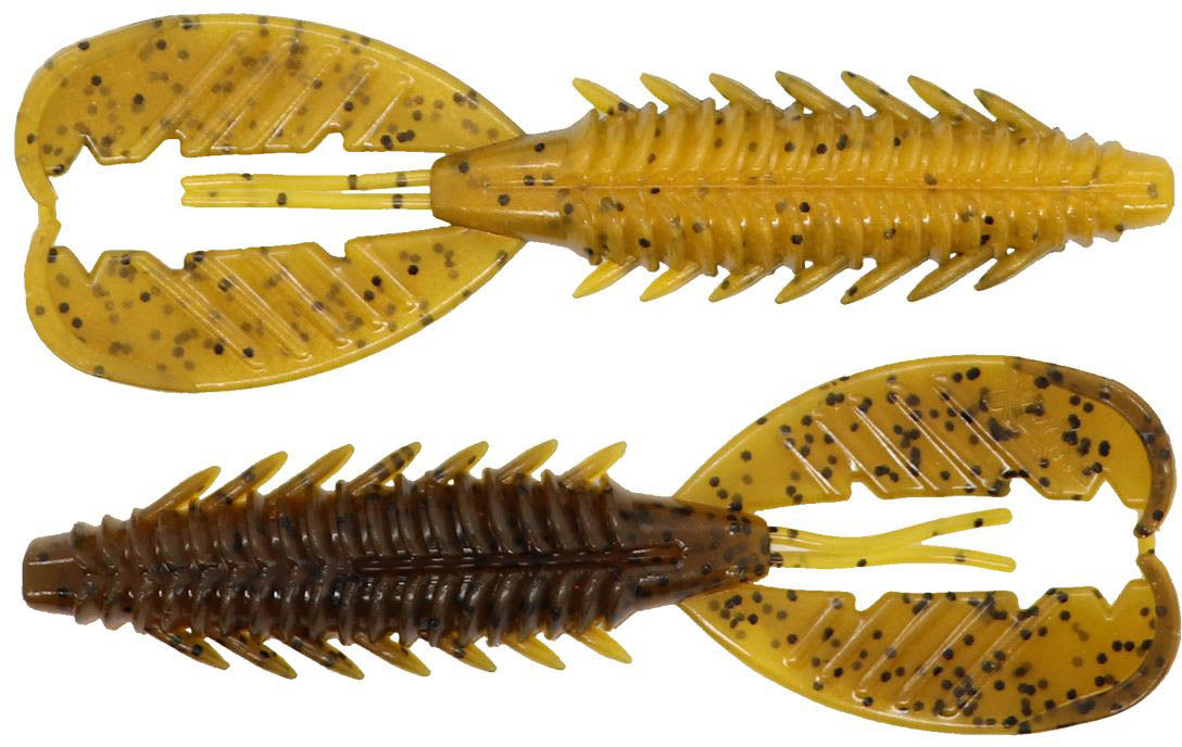 Adrenaline Craw Jr 3.5 Inch Soft Plastic Bait 7 Pack for Bass Fishing