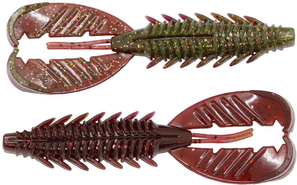 Adrenaline Craw Jr 3.5 Inch Soft Plastic Bait 7 Pack for Bass Fishing