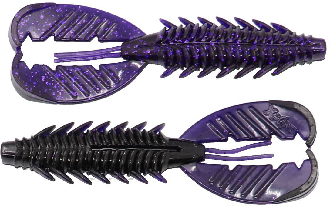 Adrenaline Craw Jr 3.5 Inch Soft Plastic Bait 7 Pack for Bass Fishing