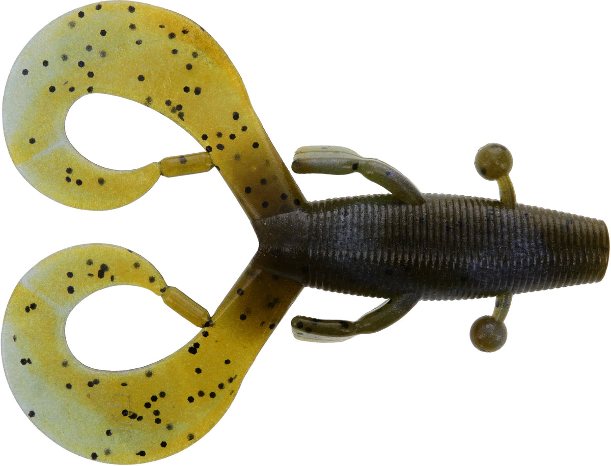 4 Inch Soft Plastic Creature Bait with Curly Legs for Fishing - Multiple Colors