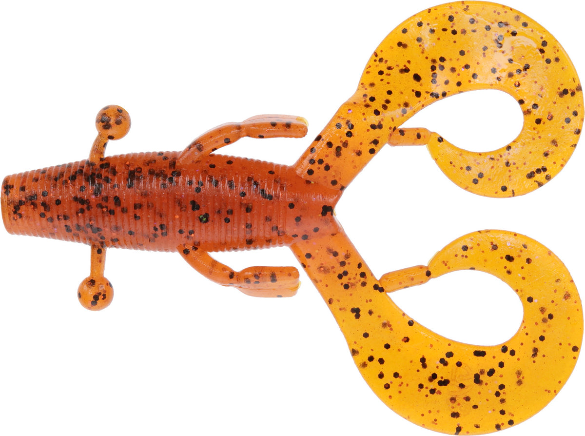 4 Inch Soft Plastic Creature Bait with Curly Legs for Fishing - Multiple Colors