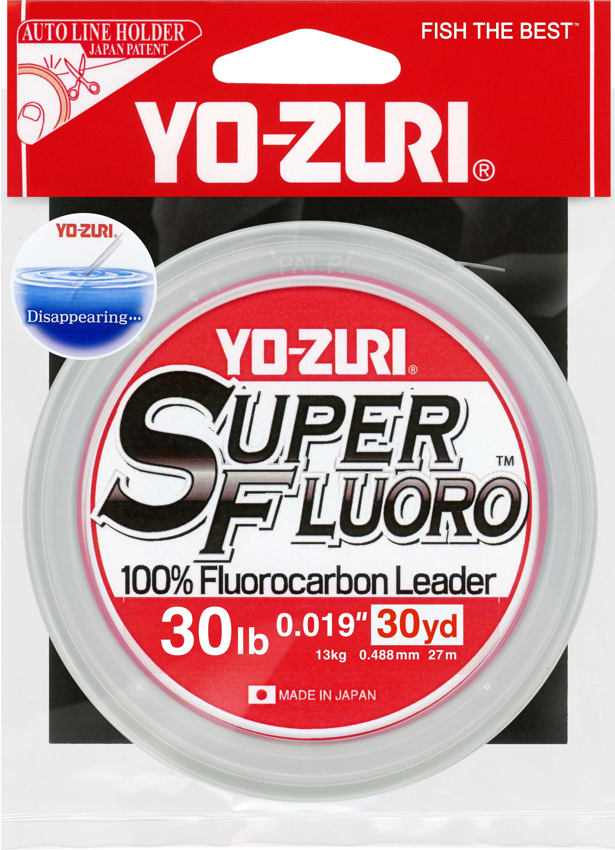 Fluorocarbon Fishing Leader - Clear, Multiple Strengths & Lengths