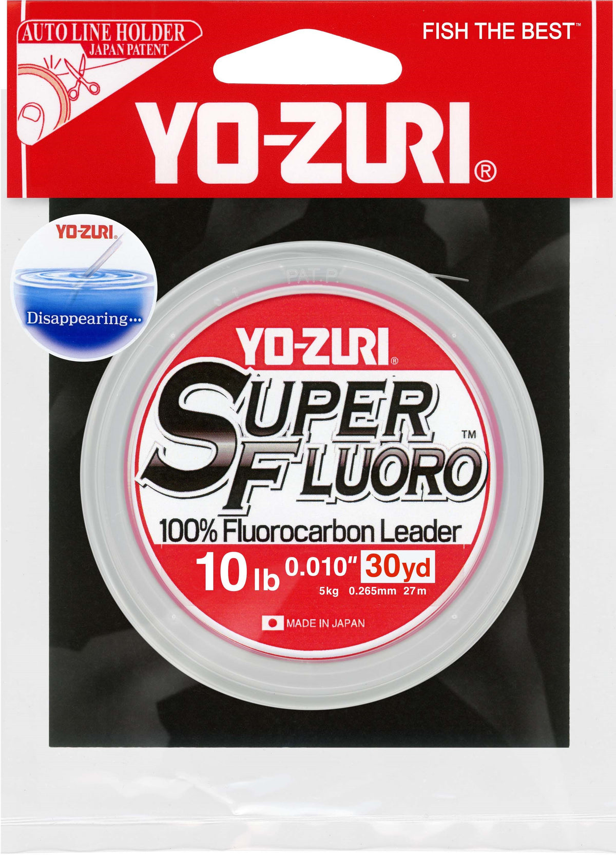 Fluorocarbon Fishing Leader - Clear, Multiple Strengths & Lengths
