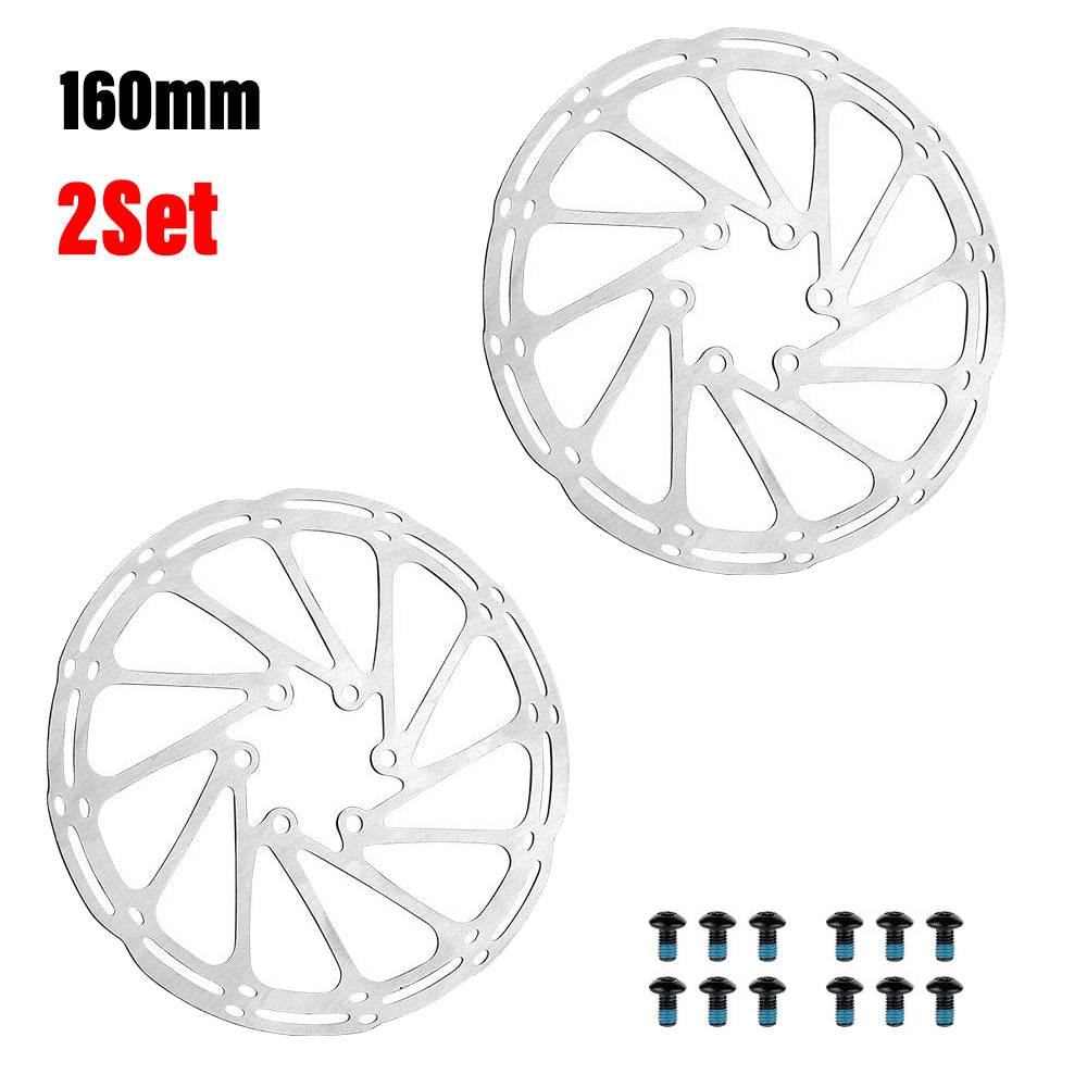 MTB & Road Bike Disc Brake Rotors 6-Bolt Mounting | Multiple Sizes
