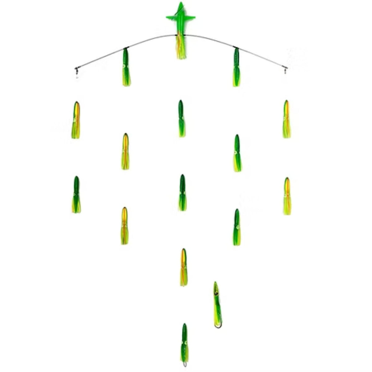 Fishing Tackle Bulb Squid Tracker Bars for Offshore Spreading