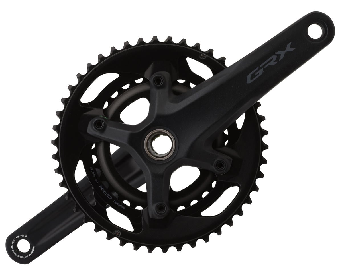 Shimano Gravel Bike Crankset 2x11 Speed Hollowtech II 46-30T, Multiple Lengths