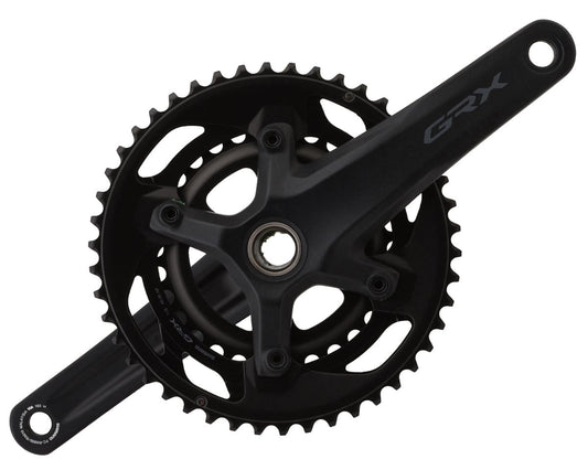 Shimano Gravel Bike Crankset 2x11 Speed Hollowtech II 46-30T, Multiple Lengths