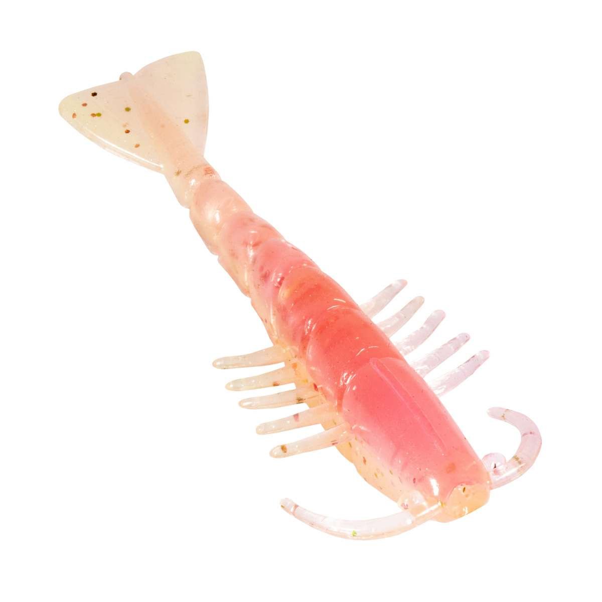 Saltwater Soft Plastic Shrimp Baits for Inshore Fishing - 6 Pack