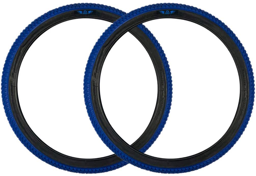 BMX Bike Tire Pair 26x2.0 Clincher Replacement Tires for Dirt & Street Riding