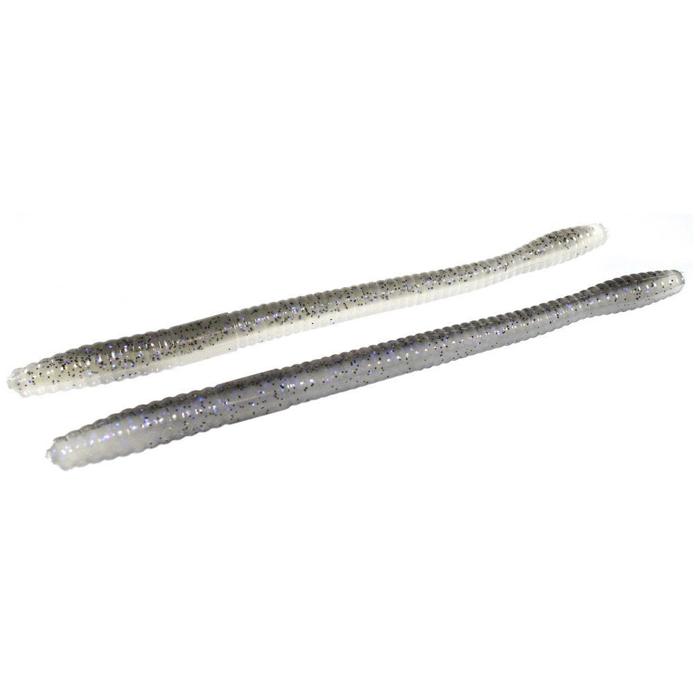 Soft Plastic Worm Fishing Lure 7 Inch 8 Pack - Multiple Colors