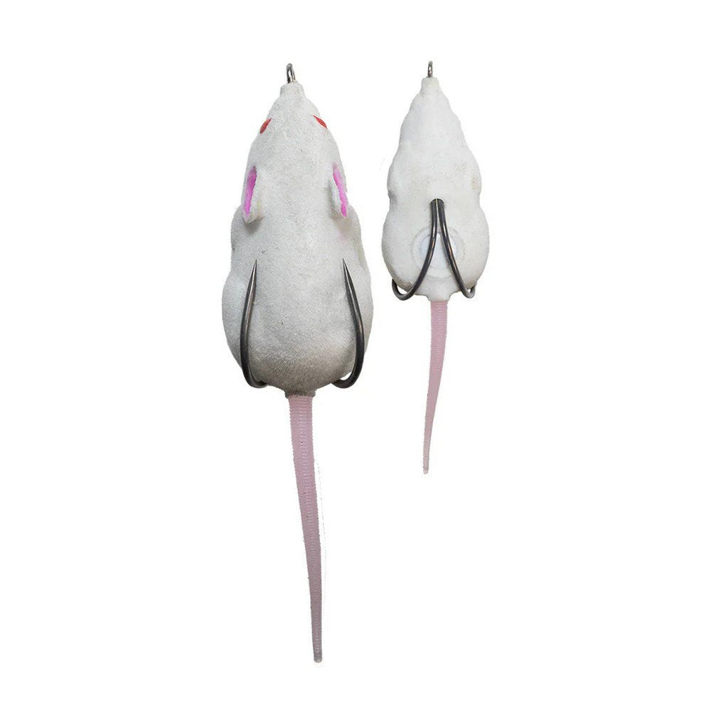 Topwater Fishing Bait - 3" Hollow Body Lure with AquaFur Technology