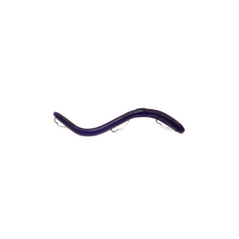 Pre-Rigged Weedless Soft Plastic Worm Bait for Bass & Pike - 8 Inch