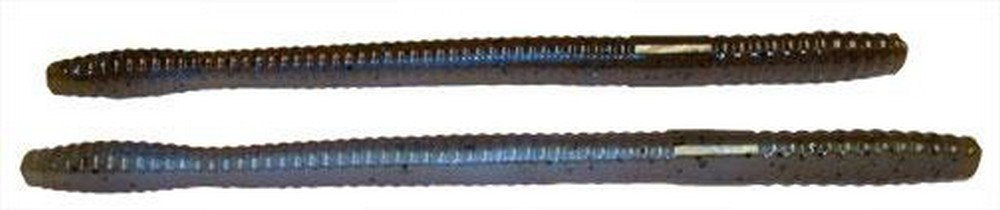Soft Plastic Worm Fishing Lure 7 Inch 8 Pack - Multiple Colors