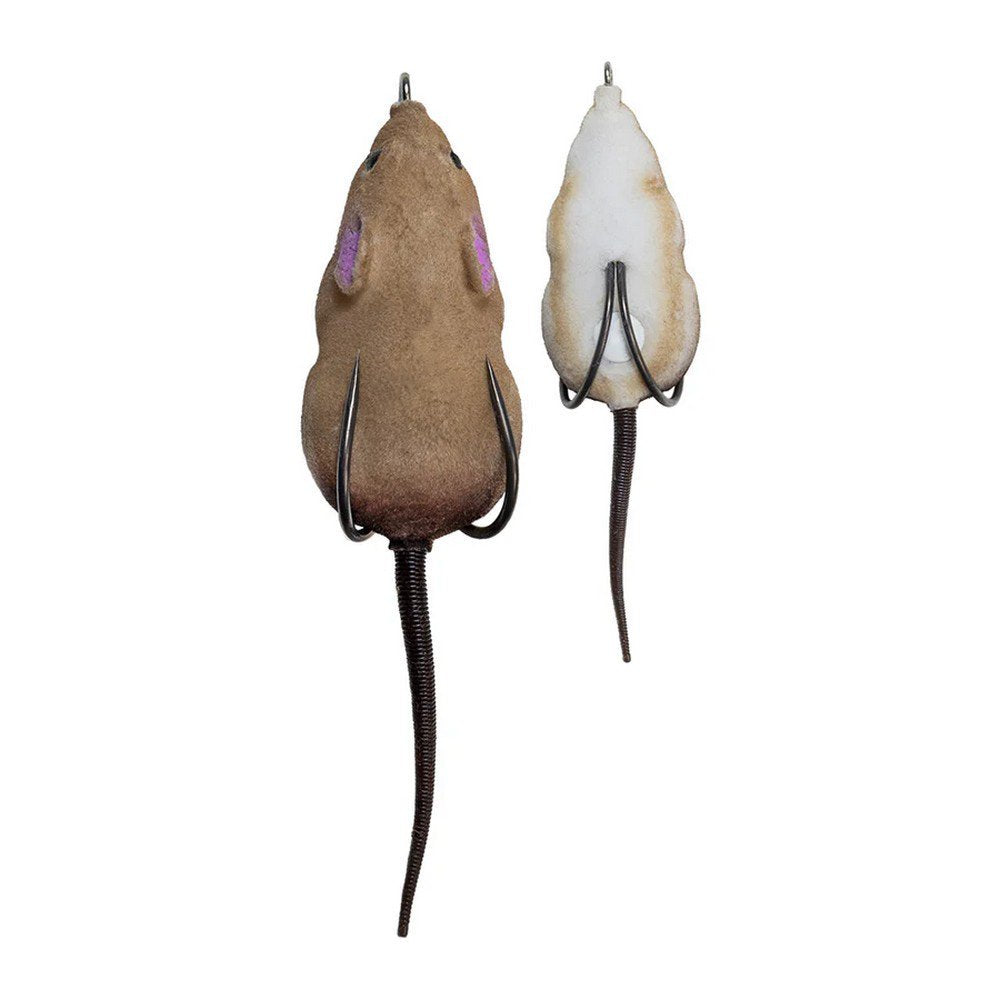Topwater Fishing Bait - 3" Hollow Body Lure with AquaFur Technology