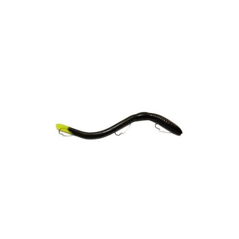 Pre-Rigged Weedless Soft Plastic Worm Bait for Bass & Pike - 8 Inch