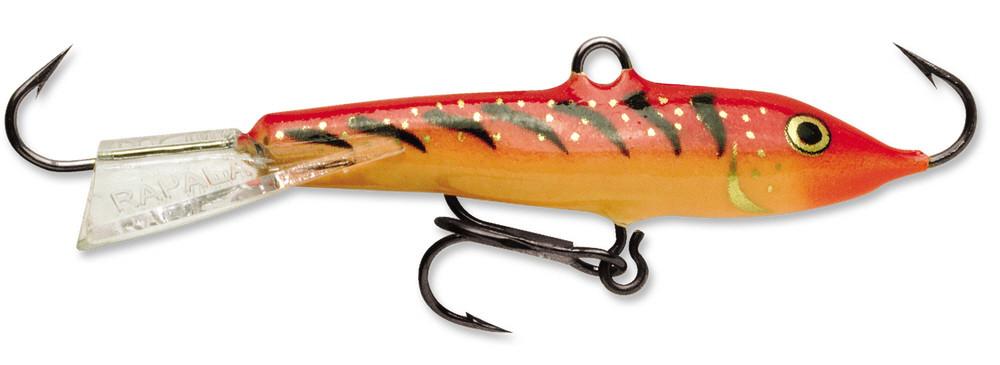 Ice Fishing Jigging Rap W9 3.5-Inch Hard Lures for Ice & Open Water