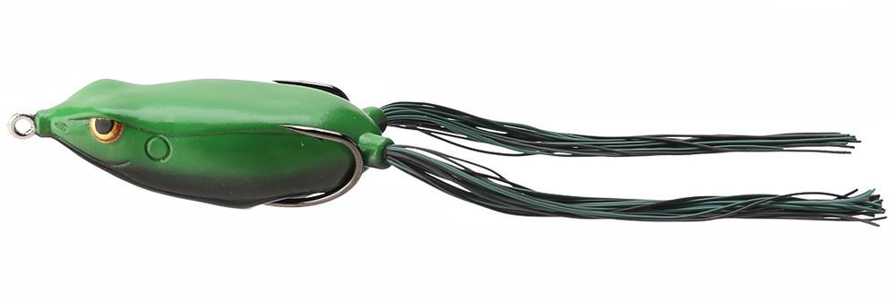 Topwater Bass Frog 2.5 Inch Hollow Body Lure for Heavy Cover & Open Water