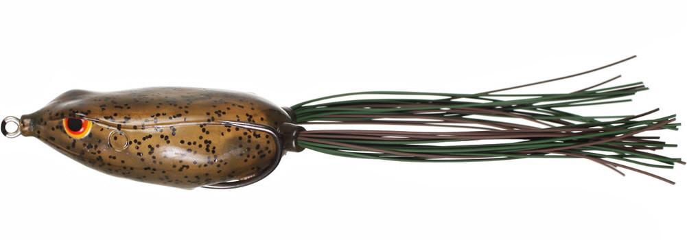 Topwater Bass Frog 2.5 Inch Hollow Body Lure for Heavy Cover & Open Water