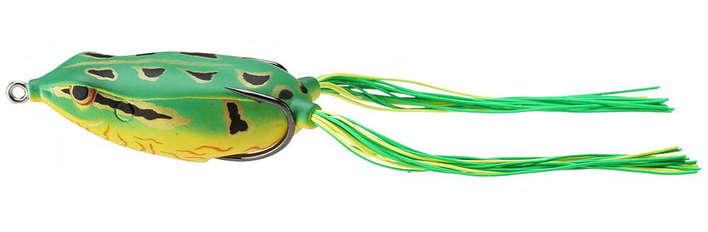 Topwater Bass Frog 2.5 Inch Hollow Body Lure for Heavy Cover & Open Water