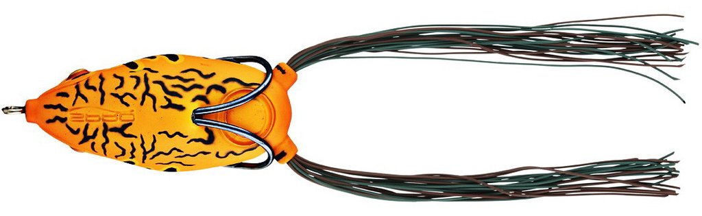 Topwater Bass Frog 2.5 Inch Hollow Body Lure for Heavy Cover & Open Water
