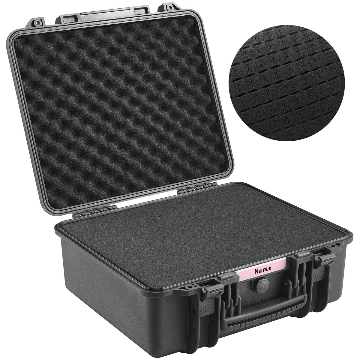 Hard Pistol Cases with Pre-Cut Foam Waterproof Lockable Storage for Firearms