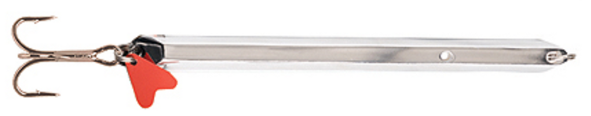 Saltwater Hex Bar Jig for Fishing - Multiple Sizes, Pre-Rigged with Treble Hook