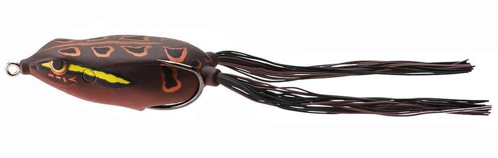 Topwater Bass Frog 2.5 Inch Hollow Body Lure for Heavy Cover & Open Water