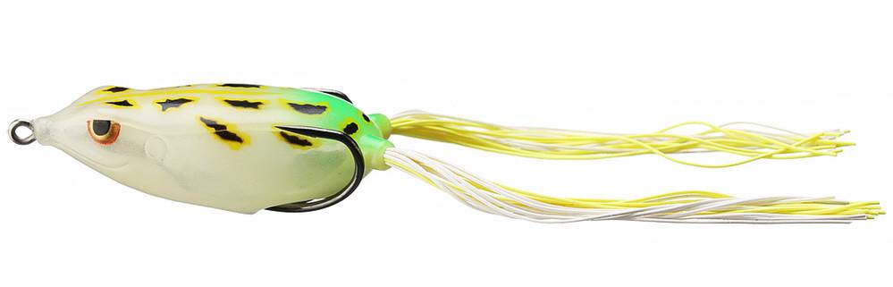 Topwater Bass Frog 2.5 Inch Hollow Body Lure for Heavy Cover & Open Water