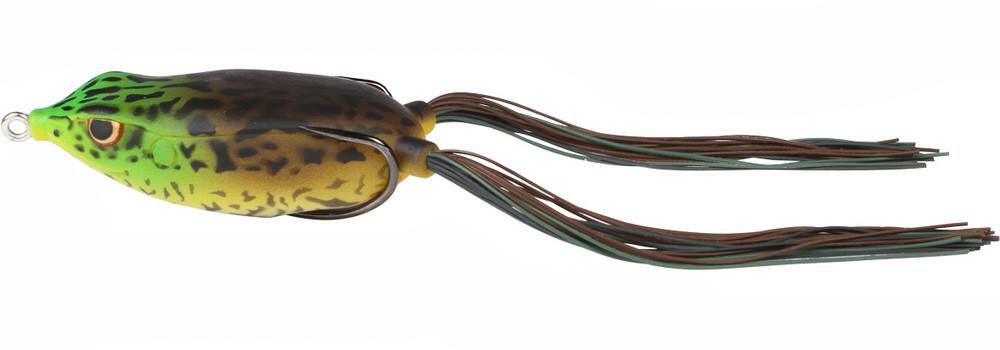 Topwater Bass Frog 2.5 Inch Hollow Body Lure for Heavy Cover & Open Water