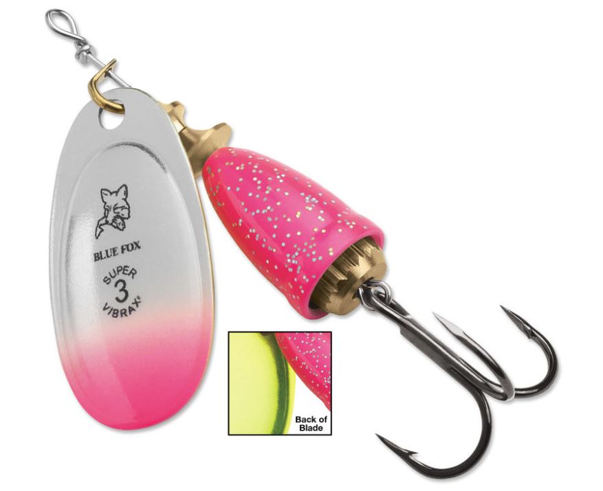 Inline Fishing Spinner - Vibrant Color Varieties for Trout & Salmon